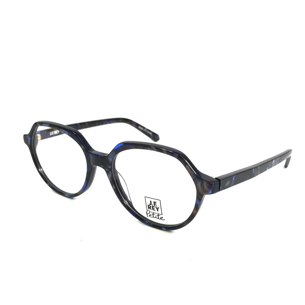 J.F. Rey Petite Eyeglasses Frame PA104 9520 Blue Tortoise Brown Gray 50-16-140